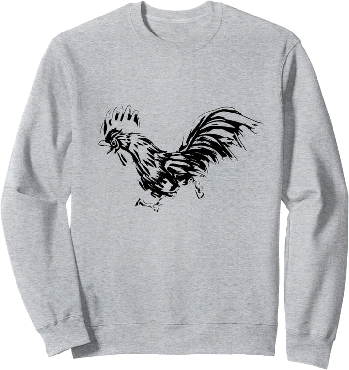 Hahn Huhn Landwirt Nutztiere Bauernhof Tiere Hühner Sweatshirt