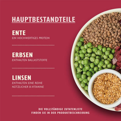 Lily‘s Kitchen Vollwertiges Trocken Hundefutter mit Wild und Ente für ausgewachsene Hunde (12 kg) Ve