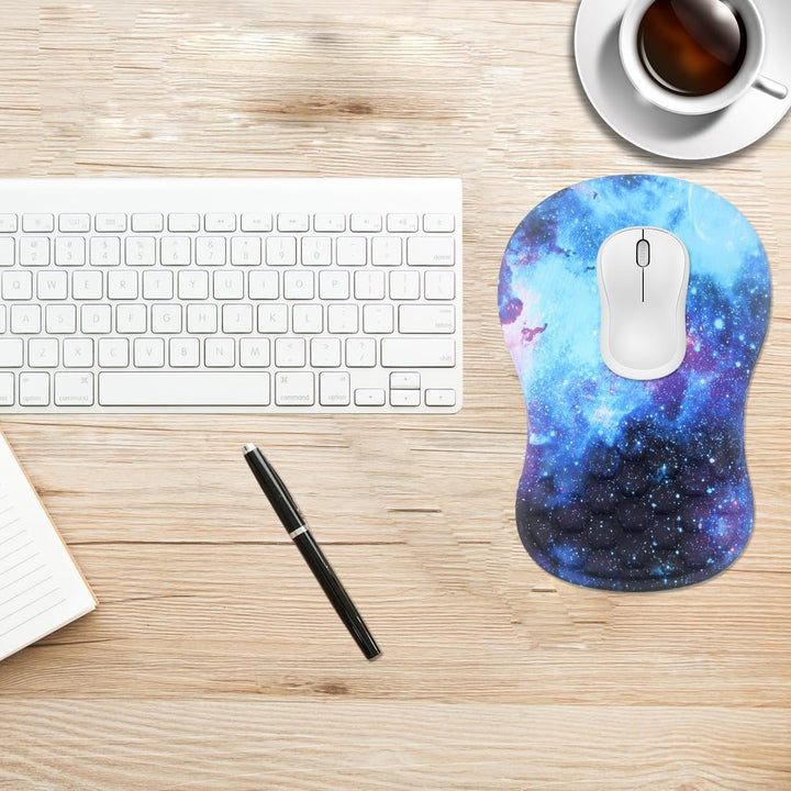 Mauspad mit Handgelenkauflage,Ergonomisches Mousepad zur Linderung von Schmerzen im Karpaltunnel, Me