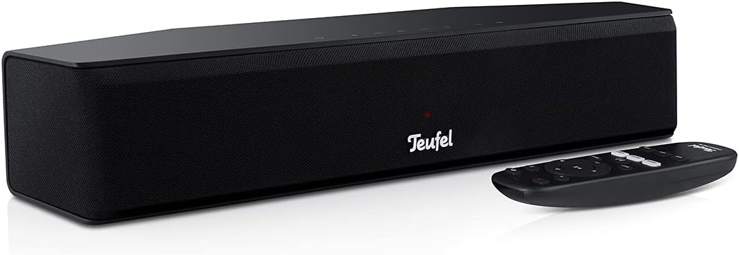 Teufel CINEBAR ONE Soundbar Bluetooth Sound Musik Games Film PC Notebook Schwarz black, black