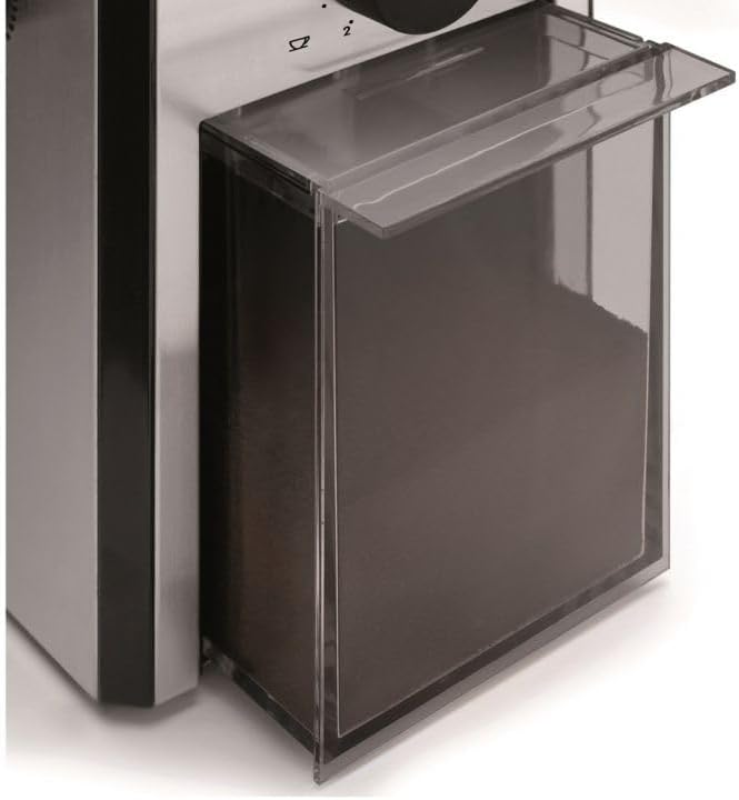De'Longhi KG89 KG 89 Professionelle Kaffeemühle für bis zu 12 Tassen, Kunststoffgehäuse, silber, 110