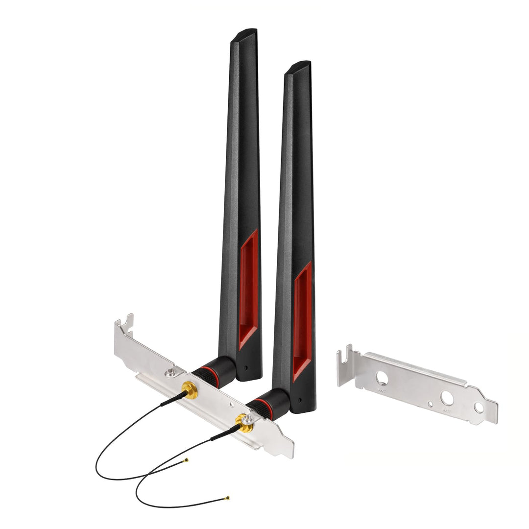 Superbat 8dBi WLAN Antenne RP-SMA Dualband 2.4Ghz 5.8Ghz + 25cm U.FL auf RP SMA Buchse Verlängerungs