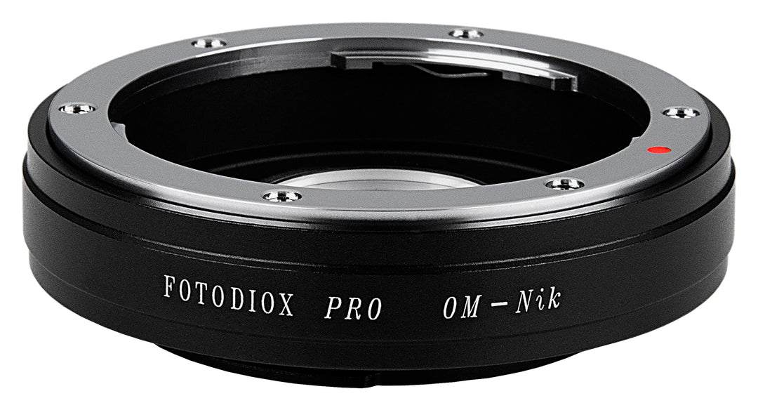 Fotodiox Pro Lens Mount Adapter Compatible with Olympus OM 35mm Film Lenses on Nikon F-Mount Cameras