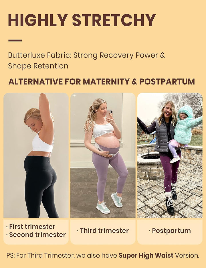 CRZ YOGA Butterluxe Damen High Waist Sport Leggings Blickdicht Yoga Leggins Sporthose Workout Gym Yo