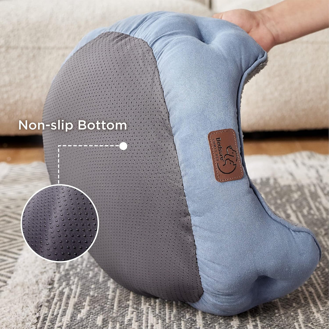 BEDSURE Katzenbett waschbar Katzen Bettchen - 63x53x20cm Katzen Bett mit Zweiseitig Innenkissen Katz