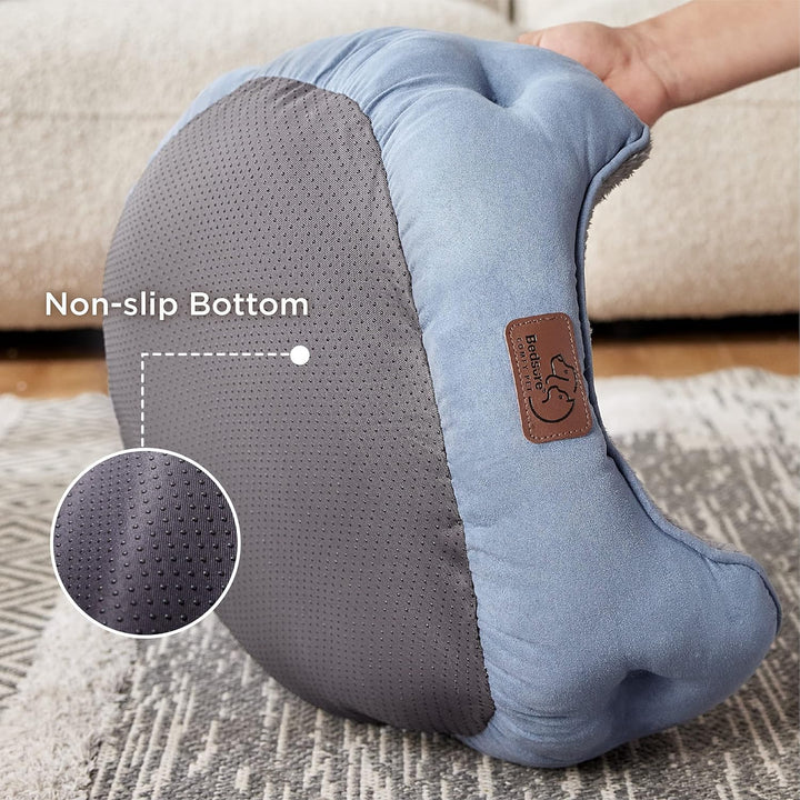 BEDSURE Katzenbett waschbar Katzen Bettchen - 63x53x20cm Katzen Bett mit Zweiseitig Innenkissen Katz