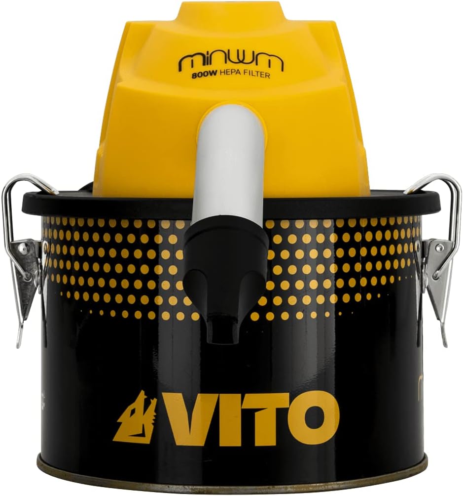 VITO Mini Staubsauger für Pellets 800W - Mini Pellets Aschesauger 800W - auch für Grill, kleine Öfen
