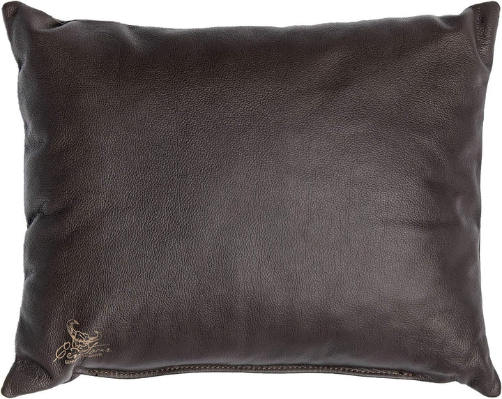 Centaur - Deko Lederkissen 50 x 40 cm für Sofa oder Schlafzimmer Chocolate - Echt Leder Kissen Echtl