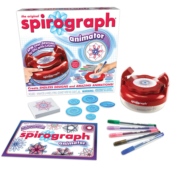 Silverlit Spirograph Animator Zauberstätte-Kreative Hobbys-Drehbare Lichteffekte zur Verschönerung d