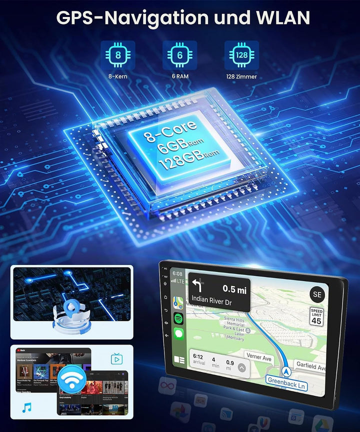 6G+128G 8 Core Wireless Carplay Android Autoradio 2 Din für VW Magotan/CC Passat B7/B6 2010-2015 10