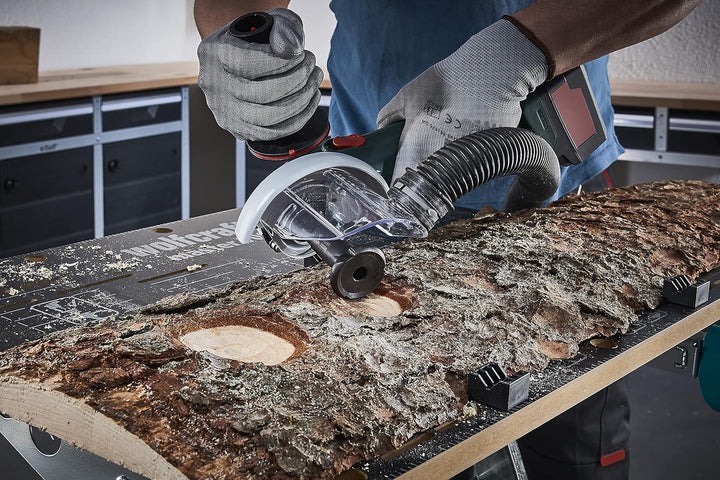 wolfcraft Frässcheibe für den Winkelschleifer I 4387000 I Für vielfältige Holzarbeiten, Frässcheibe