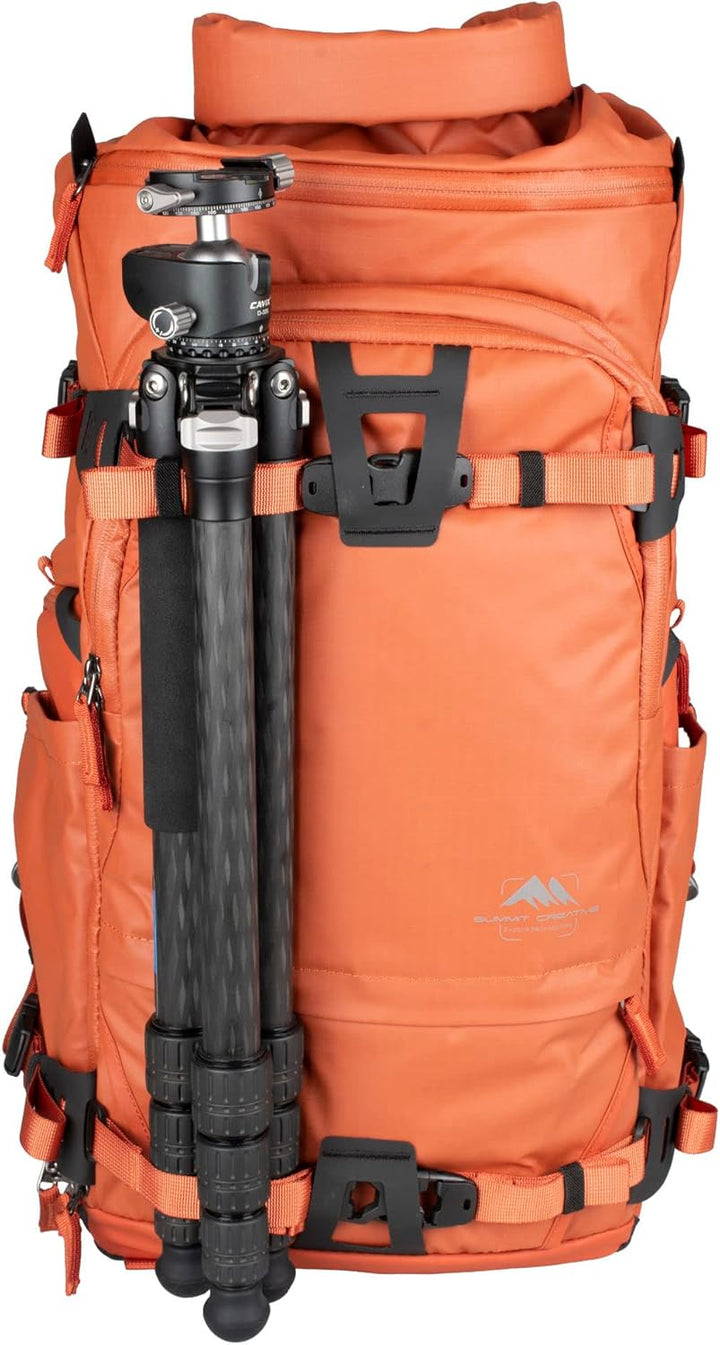 Summit Creative TENZING Roll-Top-Kamerarucksack 30L Orange, 30L Orange
