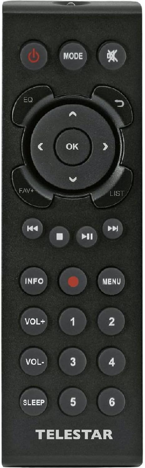 Telestar DIRA S 2 Multifunktions-Stereoradio Digiradio, Hybridradio, DAB+/UKW Stereo Schwarz, Stereo