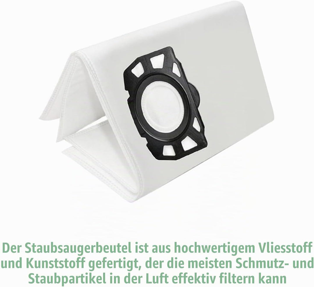 Filter Staubbeutel Zubehör für Kärcher WD2 Plus WD3 WD3P WD 3 Battery WD 3 Premium MV3 Staubsauger K