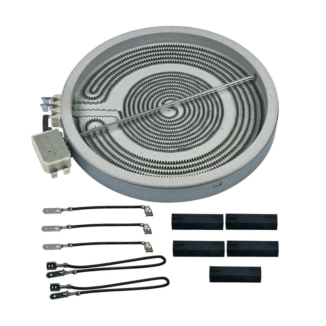easyPART Kompatibel/Ersatz für Bauknecht 481231018895 Strahlheizkörper Zweikreis Glaskeramikkochfeld