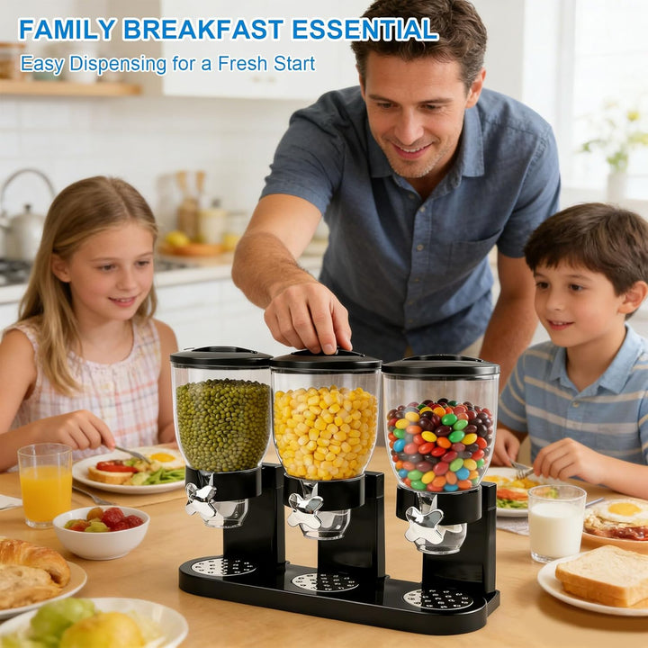 Cereal Dispenser Countertop 2L, Luftdichter Müslispender für die Organisation des Küchenvorratsraums