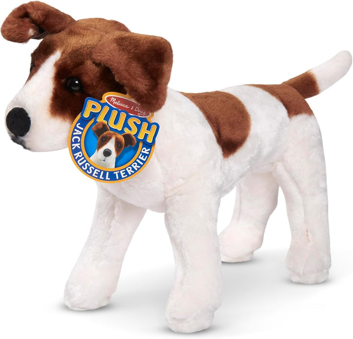 Melissa & Doug Jack Russell Terrier – Plüsch Spielzeug für Kinder | Tier Weiches Spielzeug | Alle Al