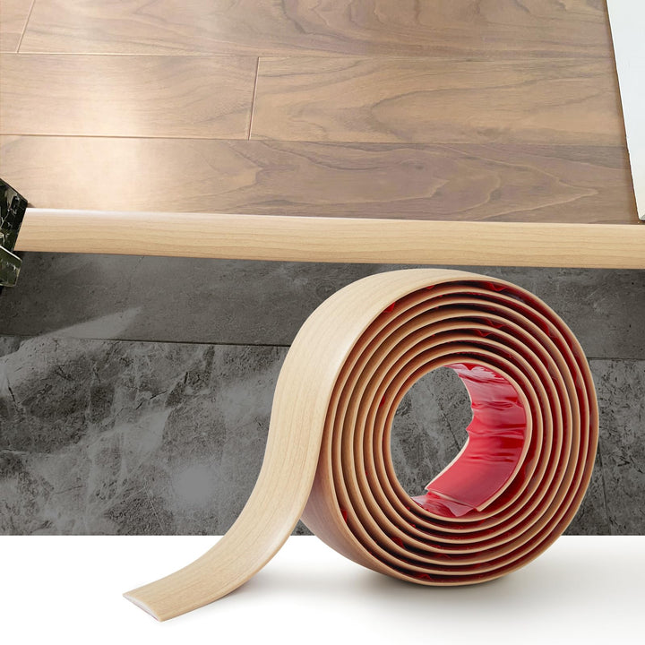 2M Flacher Bodenübergangsleiste Selbstklebender Übergangprofil Türschwellen-Übergangsvinyl Laminat-B
