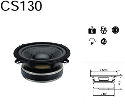 Ciare - Subwoofer - 130mm 90+90W 4Ohm