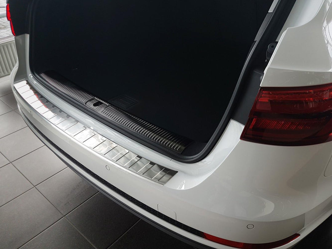 Avisa Edelstahl Heckstossstangenschutz kompatibel mit Audi A4 B9 Avant 2015-2019 & Facelift 2019- 'R