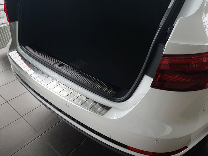 Avisa Edelstahl Heckstossstangenschutz kompatibel mit Audi A4 B9 Avant 2015-2019 & Facelift 2019- 'R