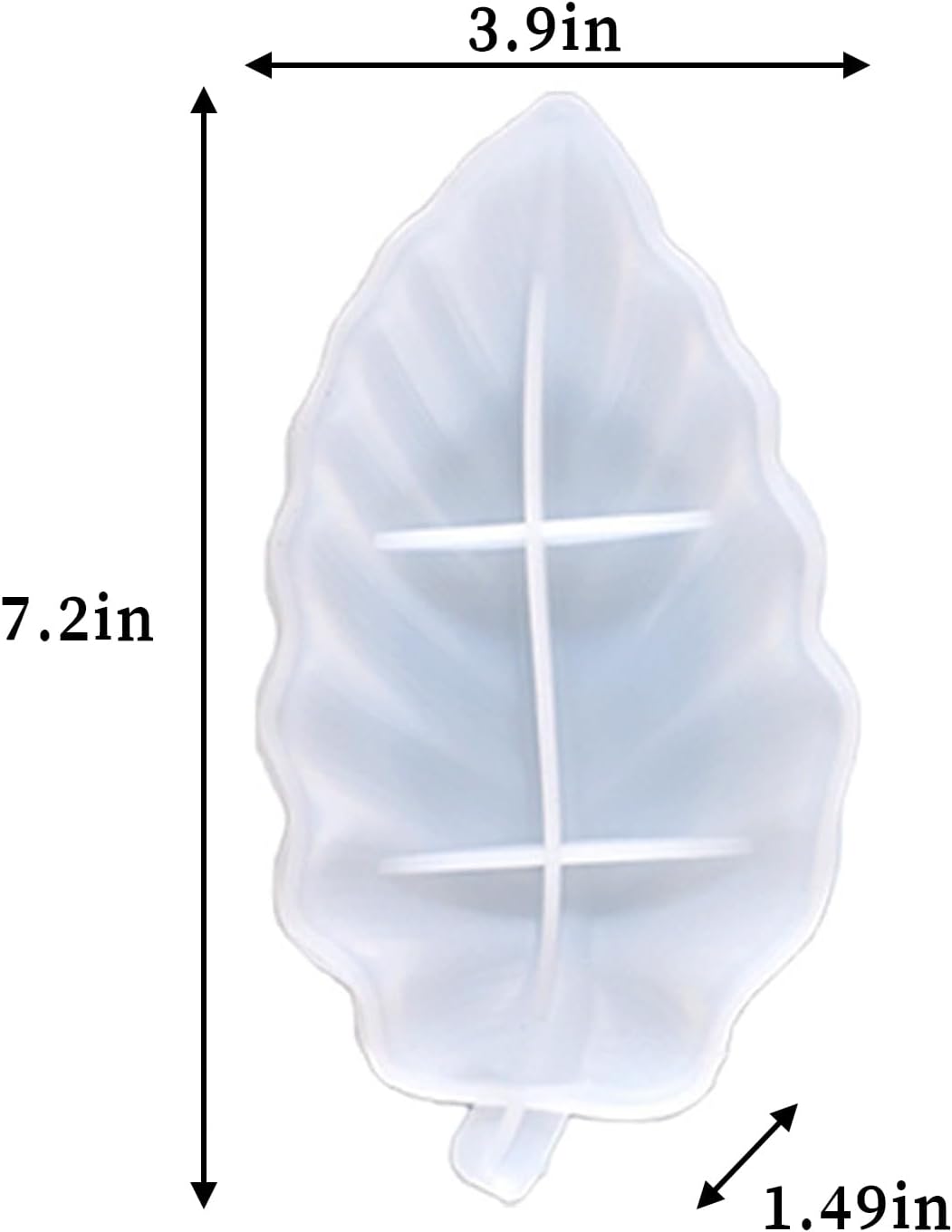 Wehous Harz-Tablett-Formen, Blatt-Tablett, Silikonharzform, unregelmässiger Schmuck, Teller, Kerzenh