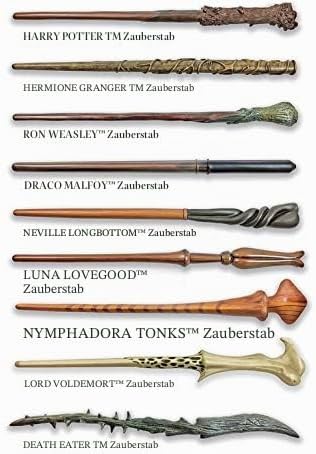 WB 1290 Harry Potter Geheimer Zauberstab - enthält 1 von 9 - Sammlerstück Zauberstäbe, Multi, Multi