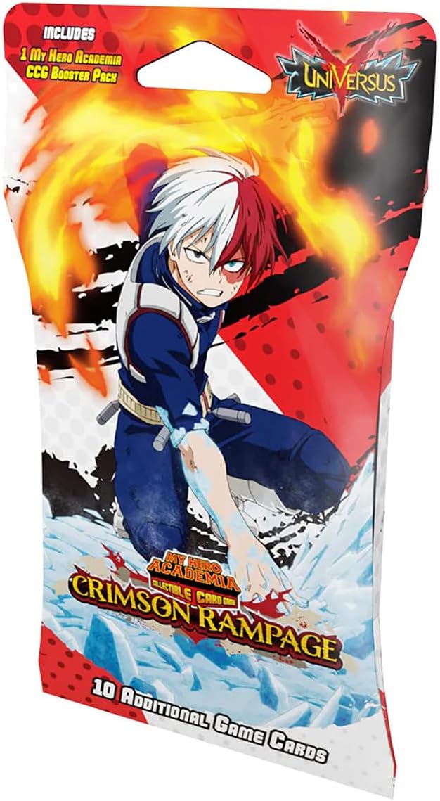 JASCOGA My Hero Academia Collectible Card Game - Booster Display Series 02: Crimson Rampage (24 Pack