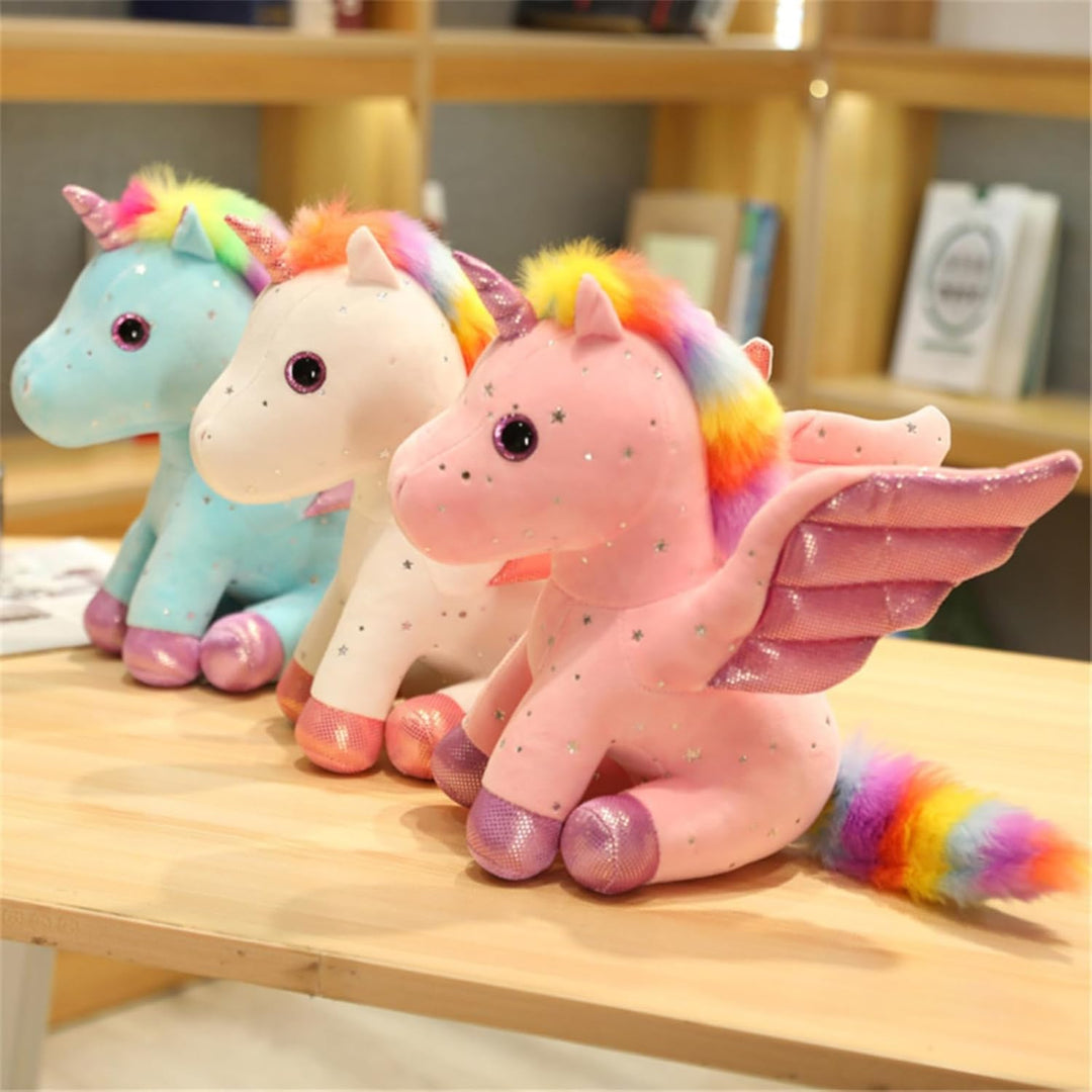 Trayosin 20/28cm Kuscheltier Einhorn Plüschtier für Mädchen,Niedliches Plüschtier Geschenk für 3-8 J