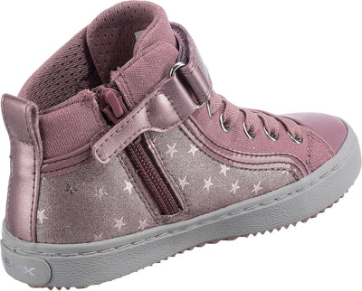 Geox Mädchen J Kalispera Girl I Sneakers 24 EU Rosa Dk Pink C8006, 24 EU Rosa Dk Pink C8006