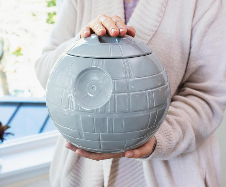 Star Wars Death Star Ceramic Cookie Jar Container | 10 Inches Tall