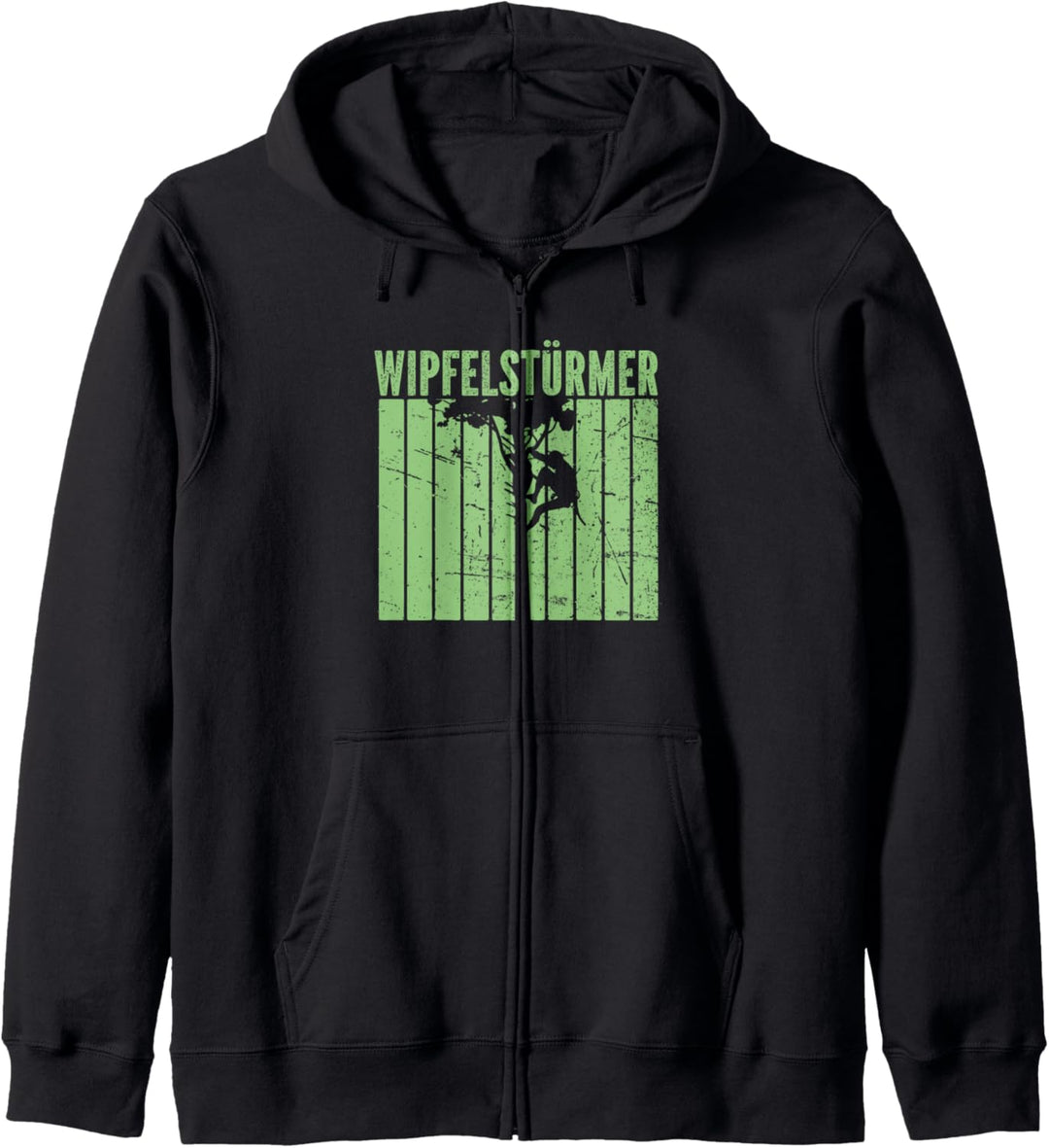 Baumkletterer Wipfelstürmer Baum Wald Arborist Baumklettern Kapuzenjacke