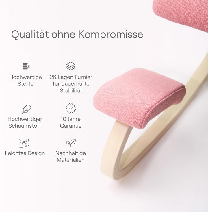 Variable, Original Kniestuhl, Design von Peter Opsvik - Schwarz/Schwarz, Schwarz/Schwarz