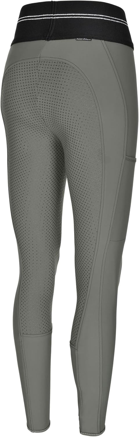 Pikeur Damen Vollbesatz Reithose GIA Grip Athleisure 68 Grau, 68 Grau