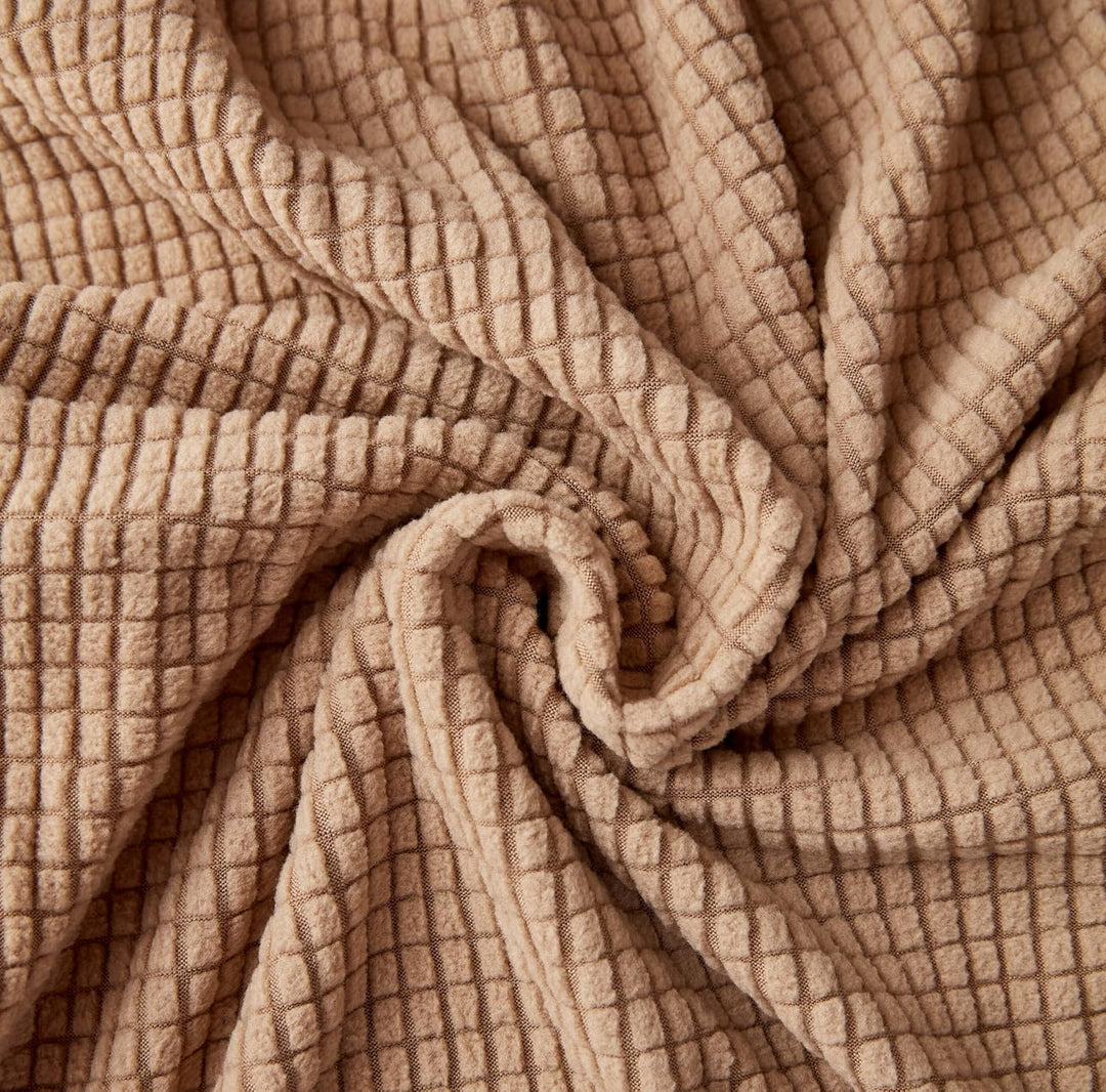 EBETA E Stuhlhussen 6 Stück, Elastische Stuhlbezug, Stretchhusse Stuhlüberzug Jacquard Hussen für Ho