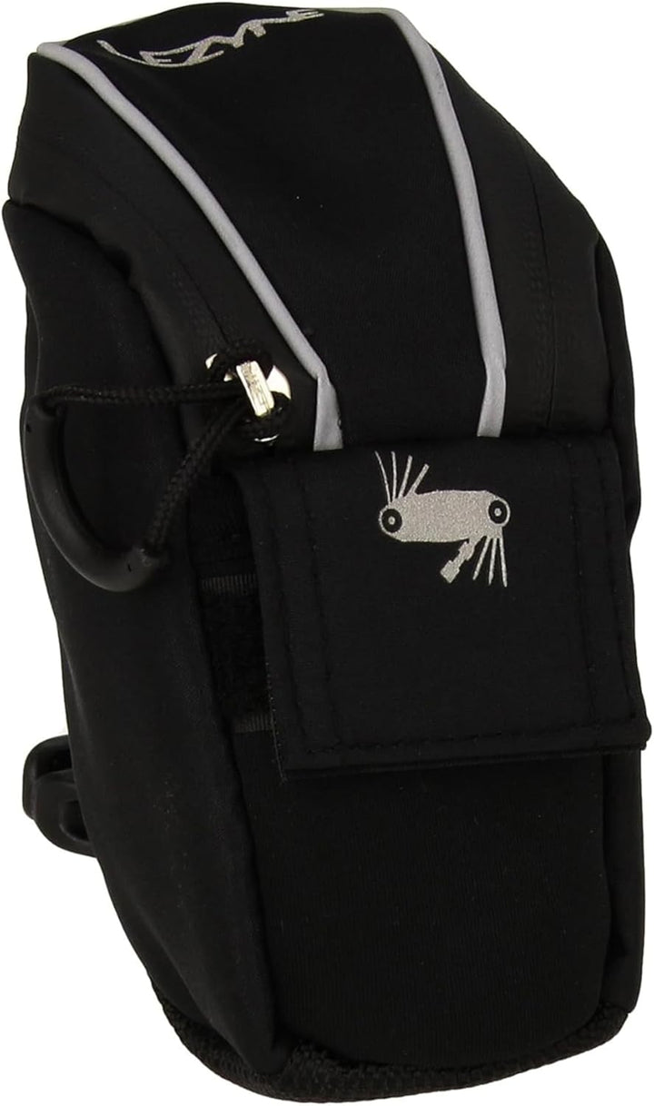 LEZYNE Sattel Trainer Laufradtasche Satteltasche Micro Caddy 45.5 x 34.0 x 26.5 cm, 0.4 Liter Schwar