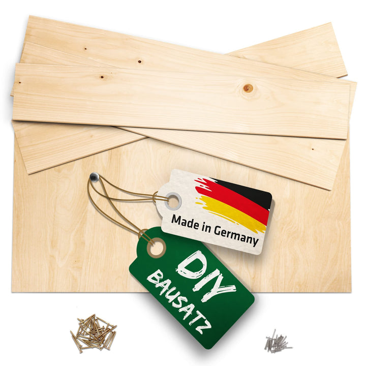 GARDIGO® Insektenhotel Bausatz Grundmodell I Insektenhaus, Nisthilfe für Wildbienen, Marienkäfer, Fl