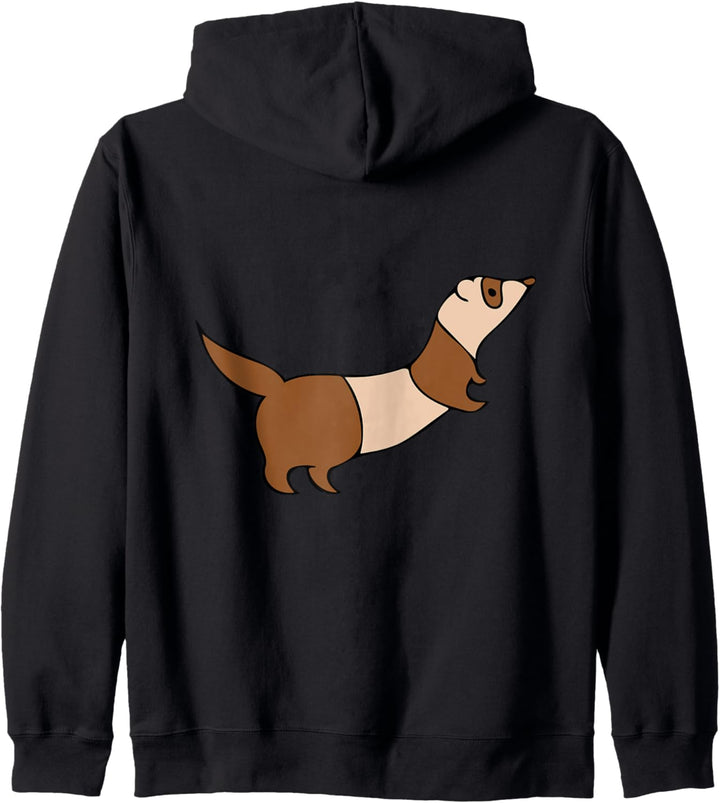 Cute Ferret Kapuzenjacke