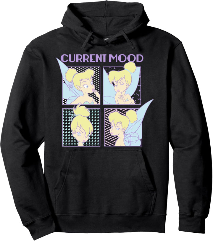 Disney Peter Pan Tinkerbell Current Mood Portrait Panels Pullover Hoodie