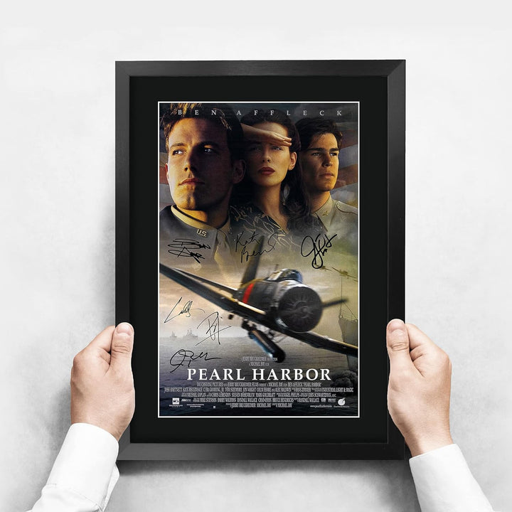 HWC Trading FR A3 Pearl Harbor Ben Affleck Geschenke gedrucktes Poster signiert Autogramm Bild für F