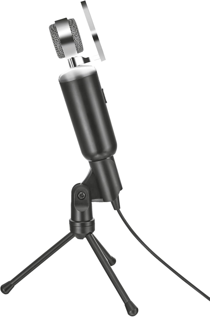 Trust 21672 Madell Desktop Mikrofon schwarz MADELL 3,5 MM VERBINDUNG, MADELL 3,5 MM VERBINDUNG