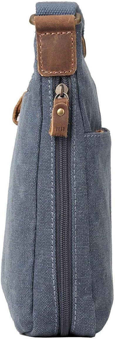 troop London TRP0237 Klassischer Stoff Schultertasche Aschgrau, Aschgrau