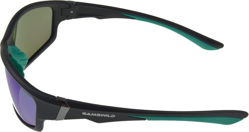 Gamswild WS6036 Sonnenbrille Sportbrille Skibrille Fahrradbrille Damen Herren Unisex | blau | lila |