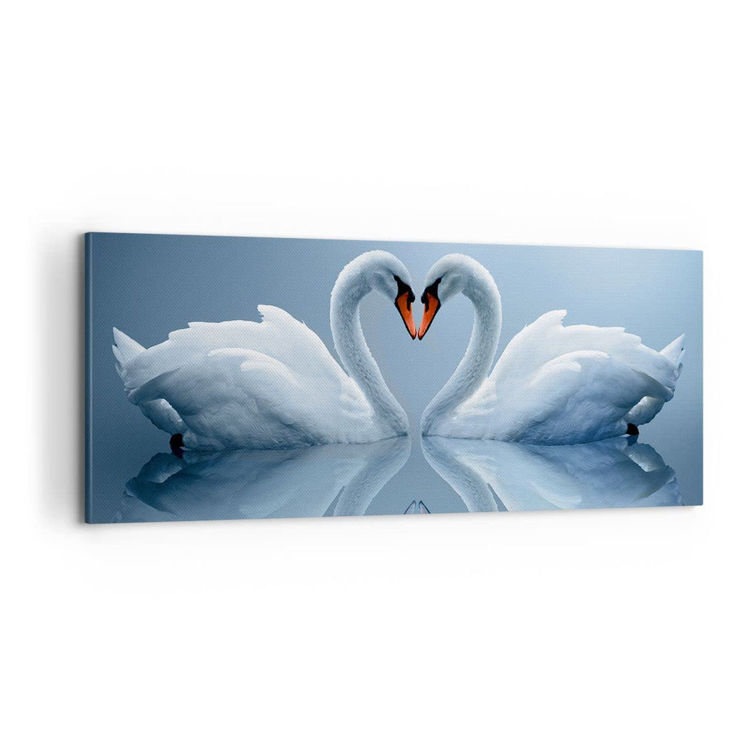 Panorama Bilder auf Leinwand 100x40cm Leinwandbild Ladung Dampf Wasser Gross Wanddeko Bild Schlafzim