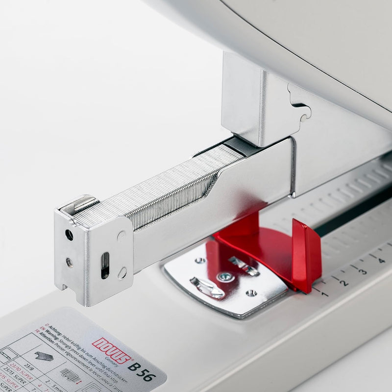 Novus B 56 Blockheftgerät (Heftleistung 200Blatt, Bürohefter mit variabler Einlegetiefe bis 75 mm) l