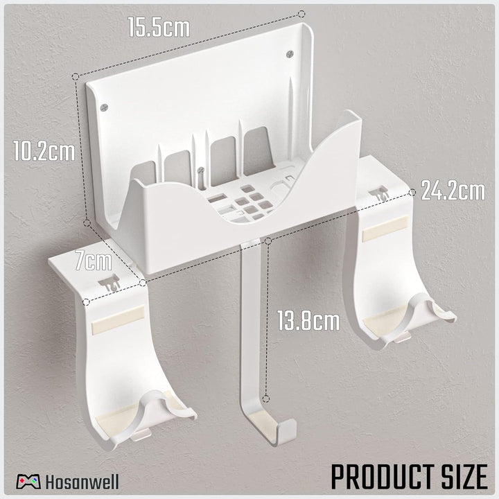 Hosanwell Xbox Series S Wandhalterungs, Halterungs Wand für Xbox Series S Konsole und Controller und