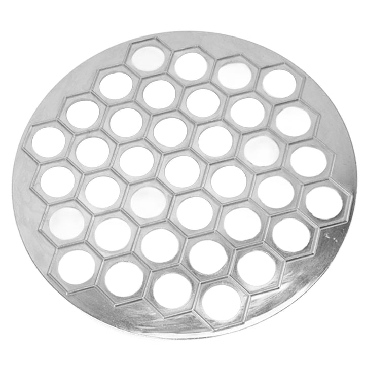 Pelmeni Form, 37 Löcher Russian Dumpling Maker aus Aluminiumlegierung, Silber, Ravioli Maker für DIY
