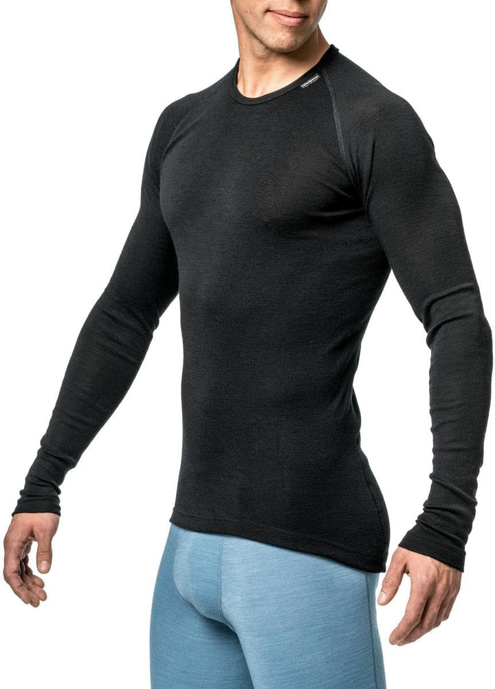 Woolpower Crewneck LITE XXS Schwarz, XXS Schwarz