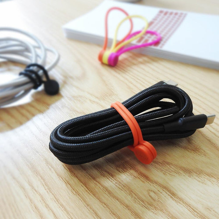 SMART&COOL Wiederverwendbare Magnetische Kabelbinder, Multifunktionale Silikon Magnet Kabelbinder fü