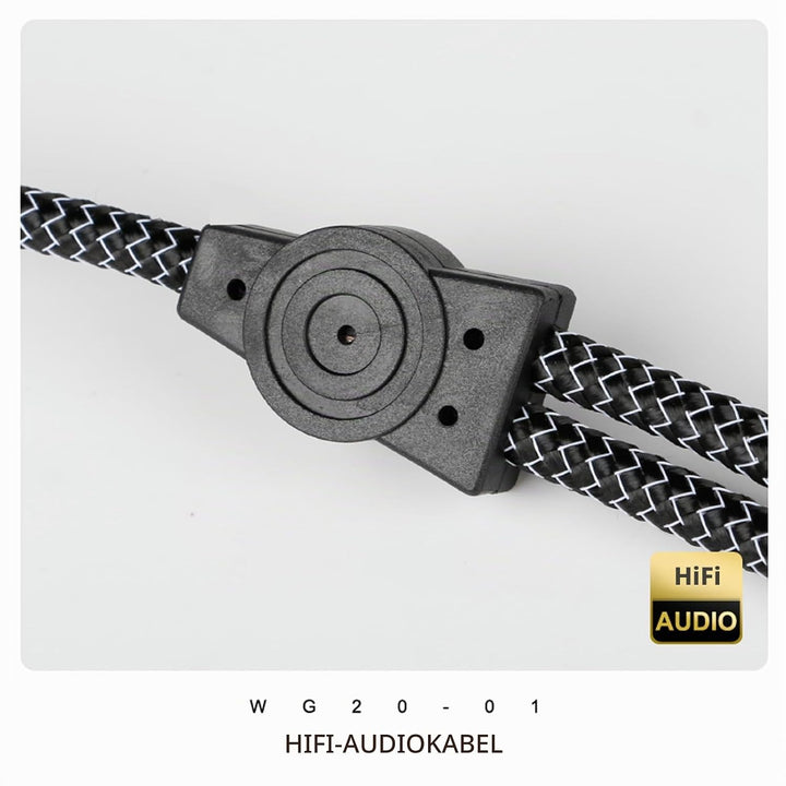 High End 3.5mm Klinke auf Cinch Kabel, Kupfer und Silberlitzendrähte 3.5mm Klinke auf 2RCA Y Splitte